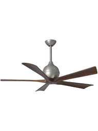 Irene 52inch 5-Blade Ceiling Fan with Solid Wood Blades.